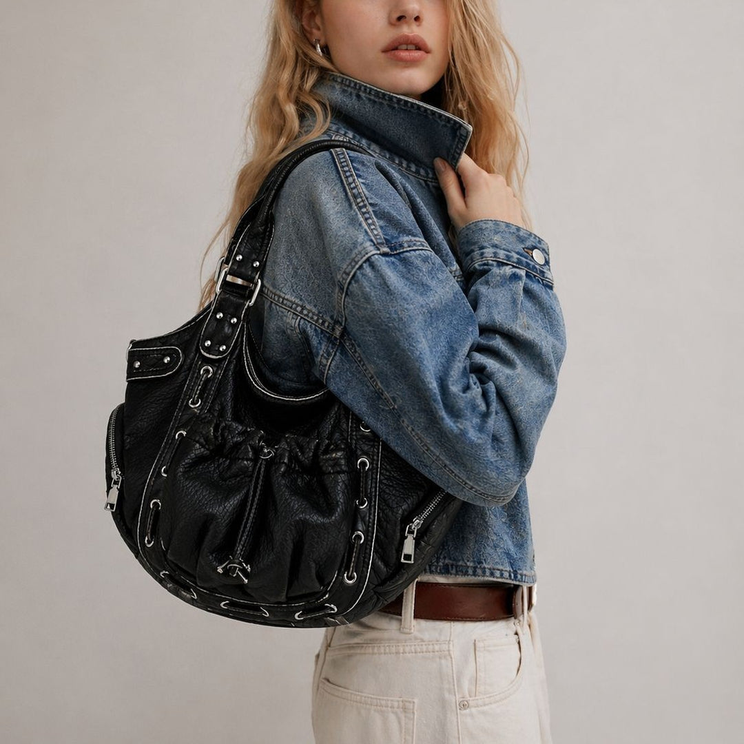 Lässige Mehrfach-Taschen Hobo Tasche