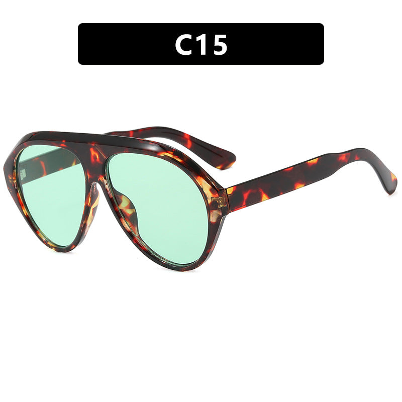 Damen sportliche Sonnenbrille mit innovativem Rahmen Karnz