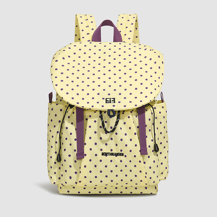 Polka Dot gemusterter Kordelzug-Rucksack