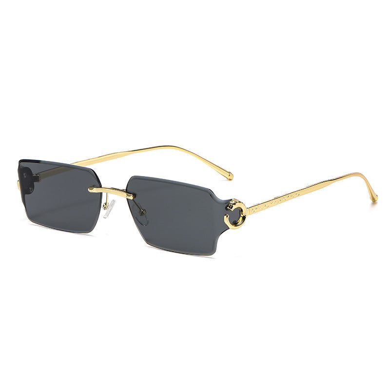 Damen elegante quadratische Sonnenbrille mit stilvollem Schildkrötenmuster und UV-Schutz Karnz