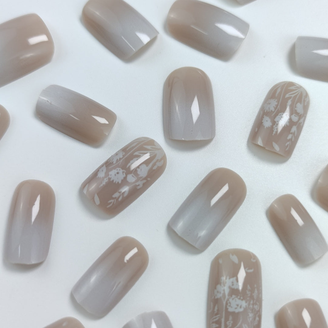 Elegante Ombre Acrylnagelverlängerungen Karnz 1789915886
