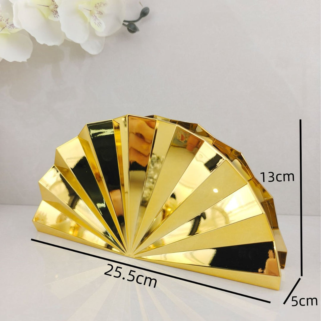 Art Deco inspirierte geometrische Clutch