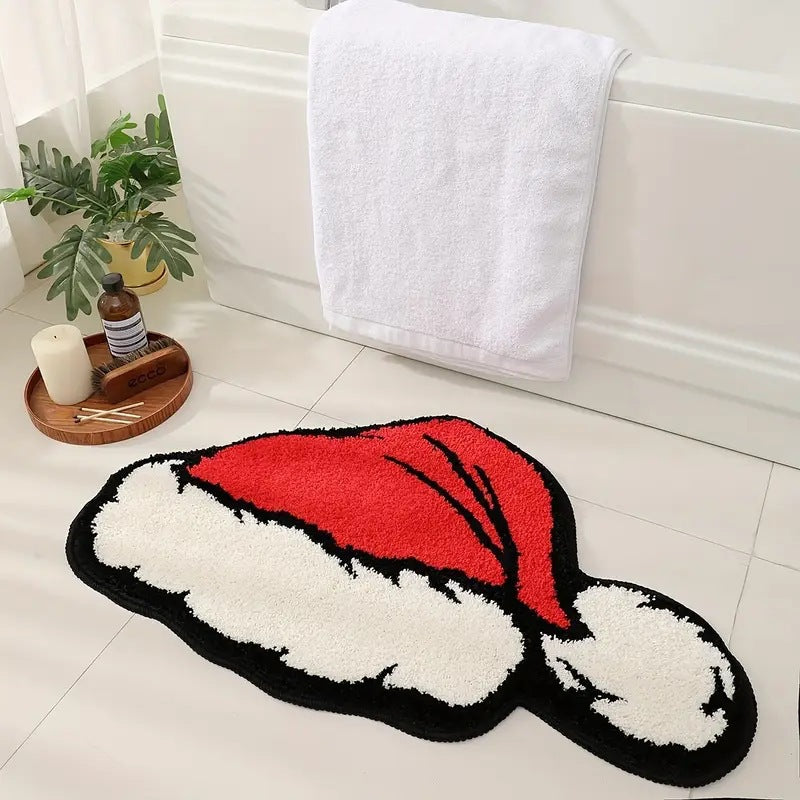 Festliche Weihnachtsmann-Themen Fußmatte für das Zuhause