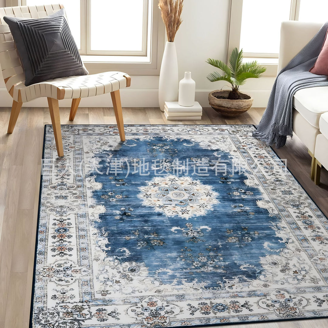 Vintage Floral Design Bereichsteppich