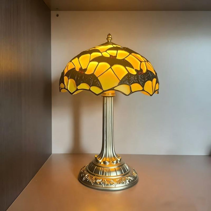 Dekorative Tischlampe im Fledermausdesign Karnz