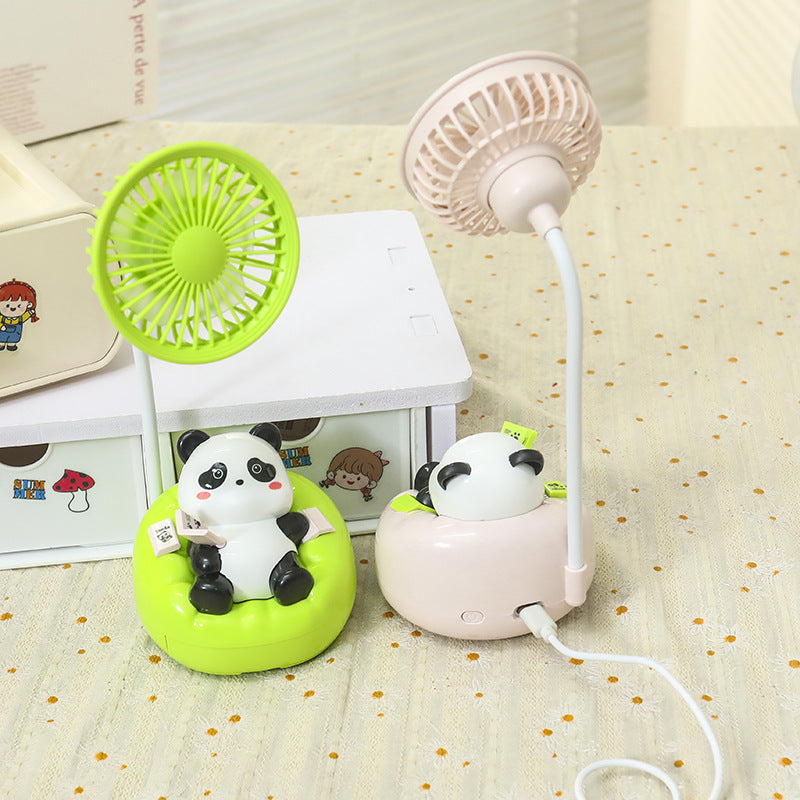 Unisex Mini Tischventilator mit süßem Panda-Design Karnz