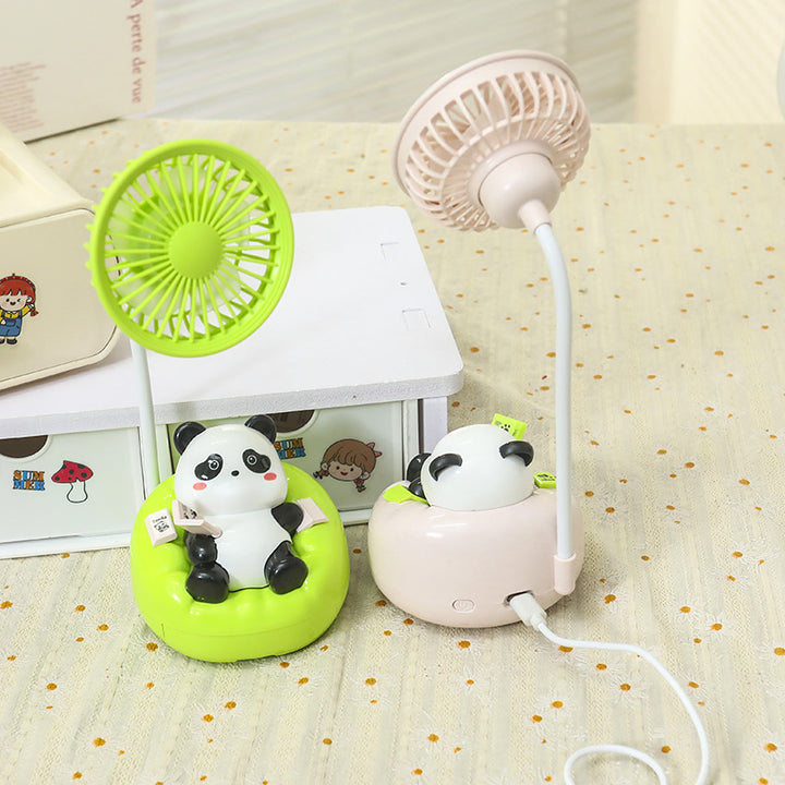 Unisex Mini Tischventilator mit süßem Panda-Design Karnz