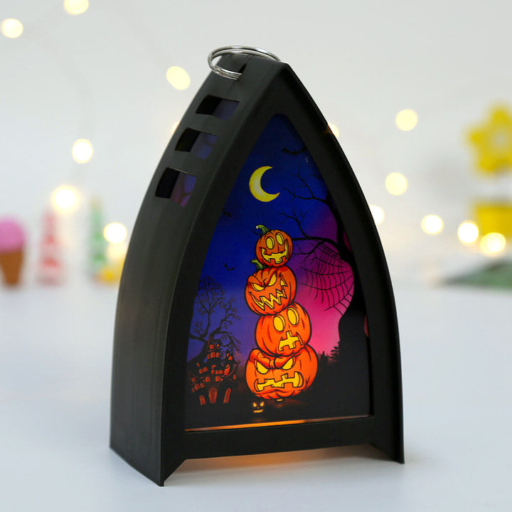 Gruselige Halloween Deko-Lampe