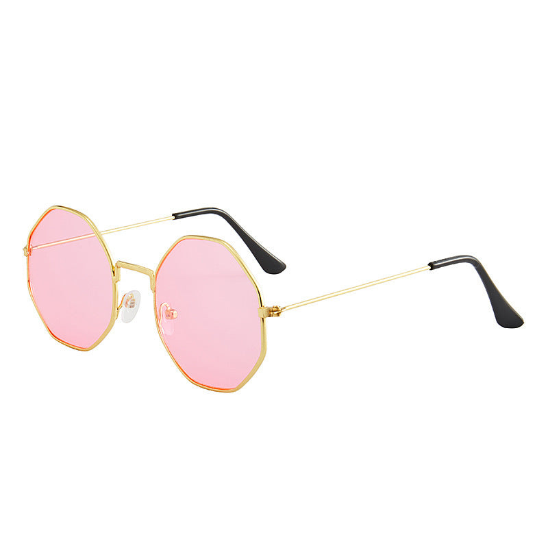 Damen ausgefallene achteckige Sonnenbrille Karnz