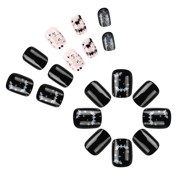 Gruselige Halloween-Themen Nagelkunst Karnz