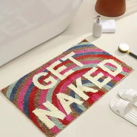 Verspielt Dekorativer Badteppich