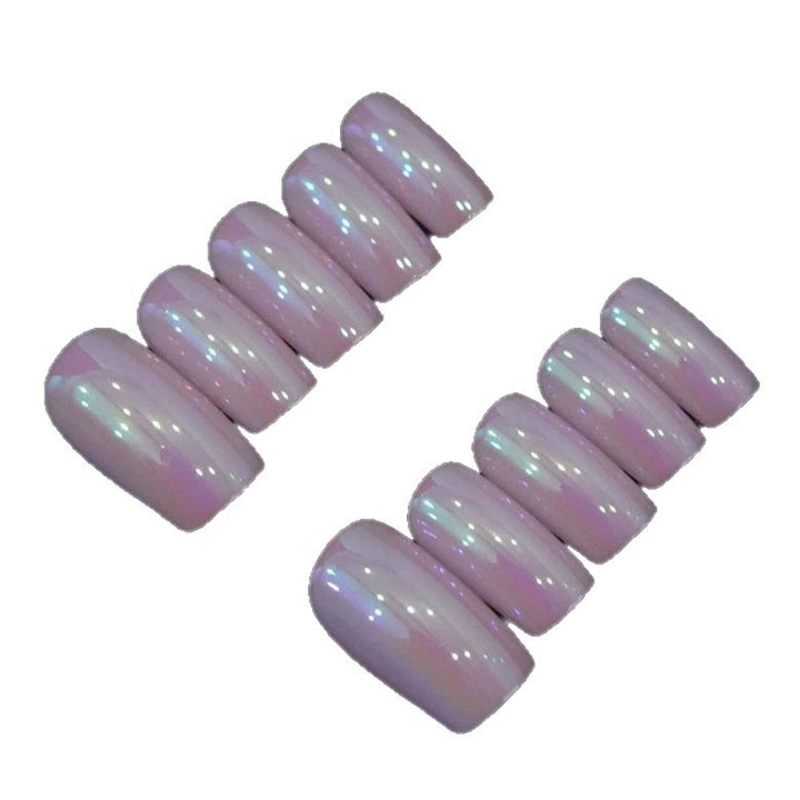 Iridescent Press-On Nagelkunst