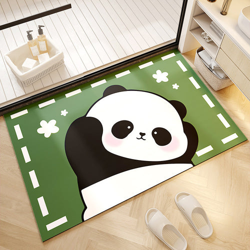 Süßer Panda-Druck-Badezimmermatte Karnz