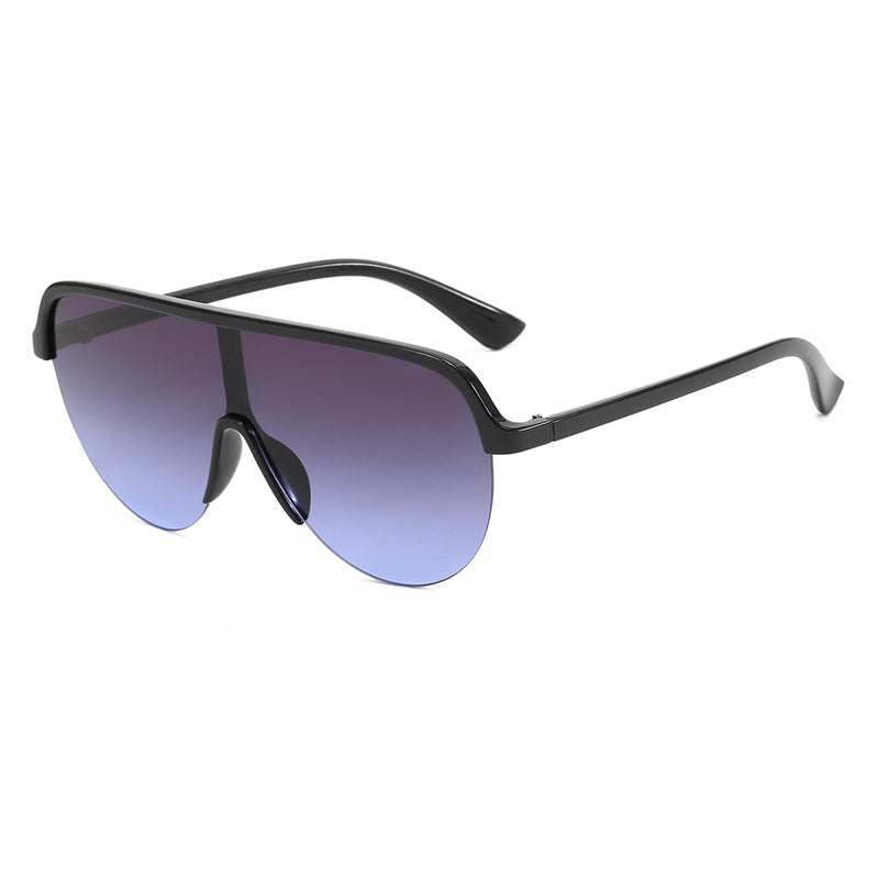 Damen oversized Visier Sonnenbrille Karnz