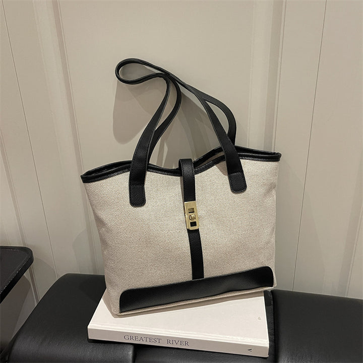 Stylische Canvas Shopper Tasche