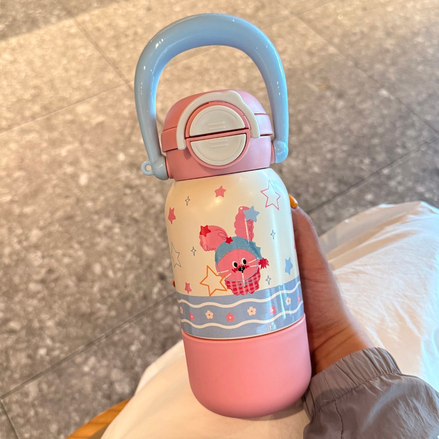 Damen Trinkflasche mit interaktivem Tierdesign Karnz