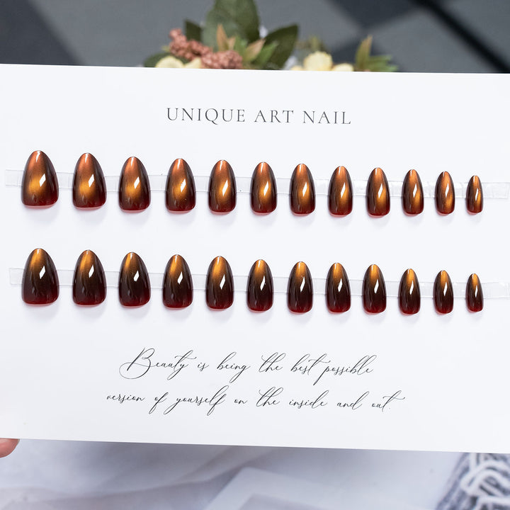 Wunderschönes langes Stiletto Press-On-Nagelset