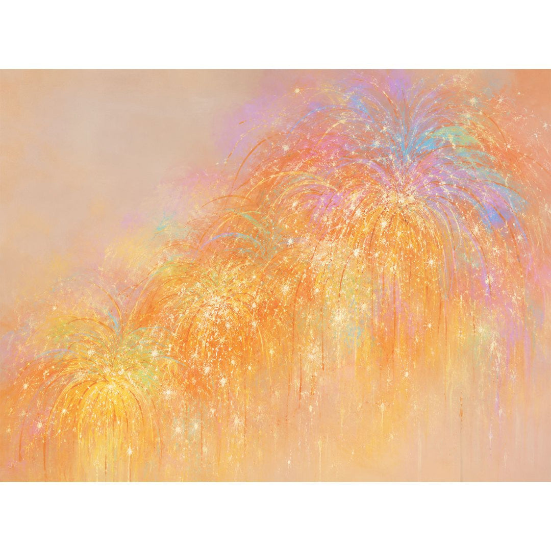 Abstraktes Glitzerndes Leinwandkunstwerk