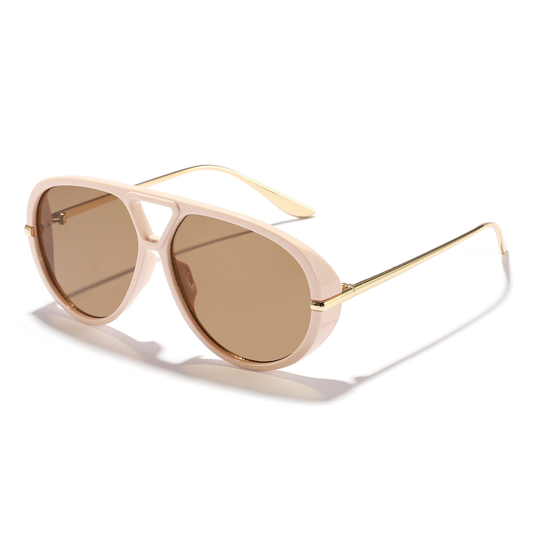 Damen Sportliche Sonnenbrille im markanten Pilotenstil Karnz