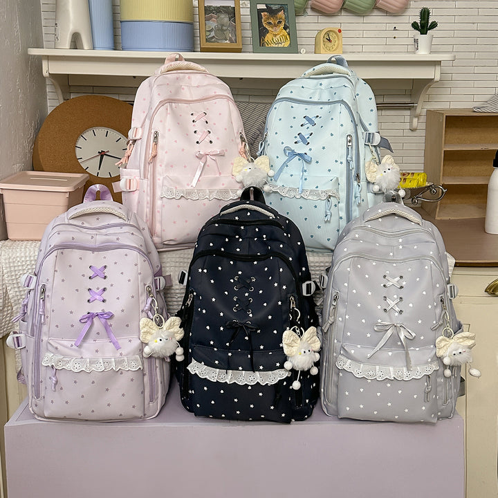 Dekorativer Sternmuster-Rucksack Karnz 1791205780