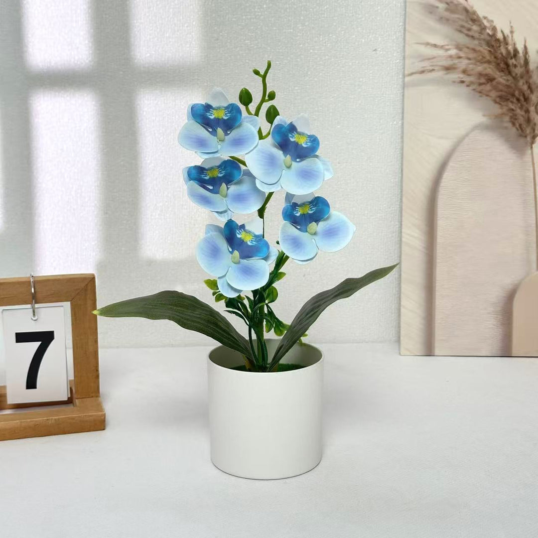 Künstliches Orchideenarrangement für die Wohnkultur-Dekoration