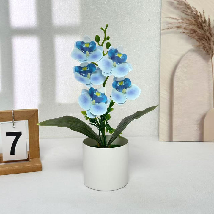 Künstliches Orchideenarrangement für die Wohnkultur-Dekoration