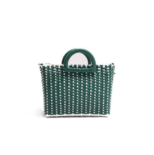 Damen Handtasche im modernen Flecht-Design Karnz