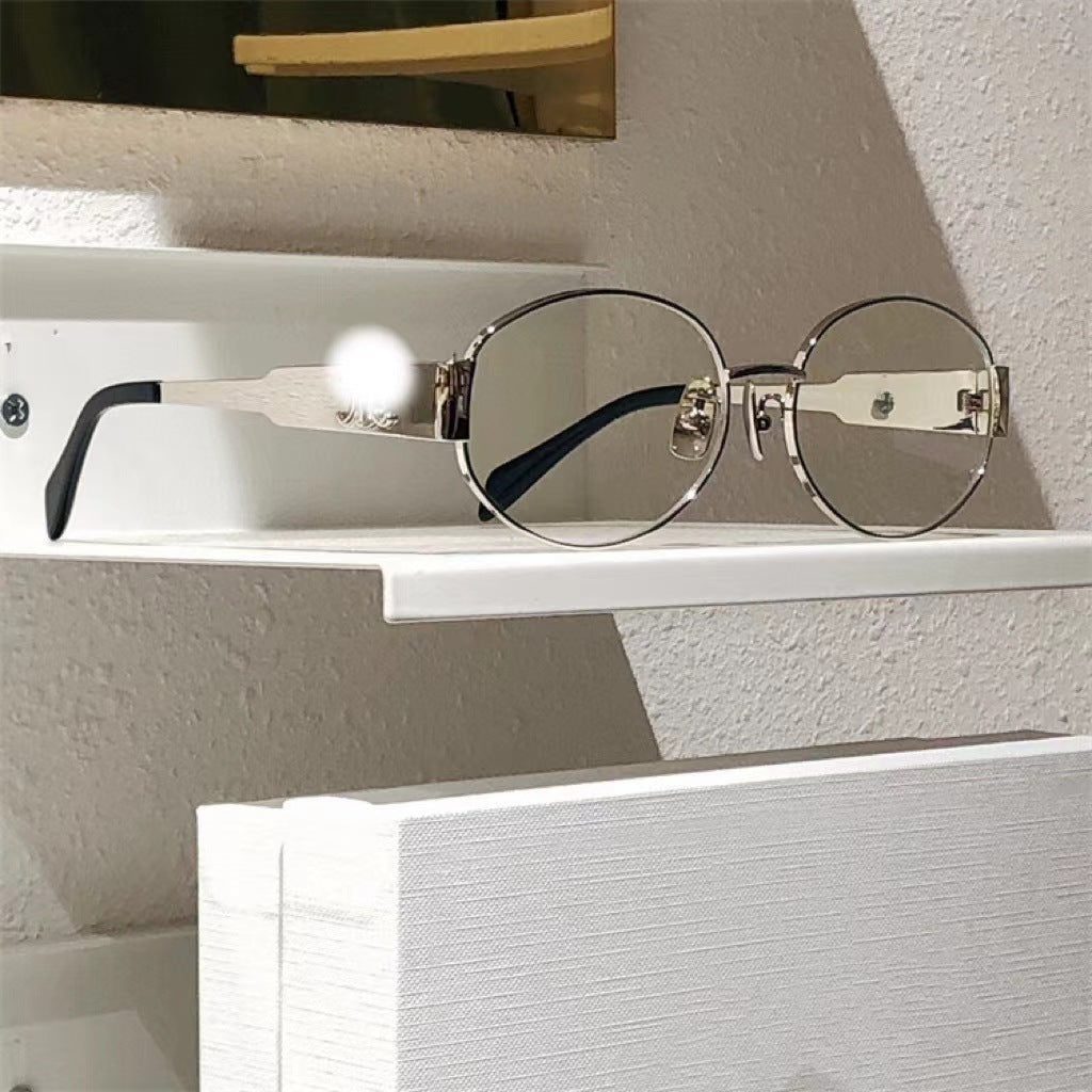 Damen exklusive ovalförmige Designer-Sonnenbrille Karnz