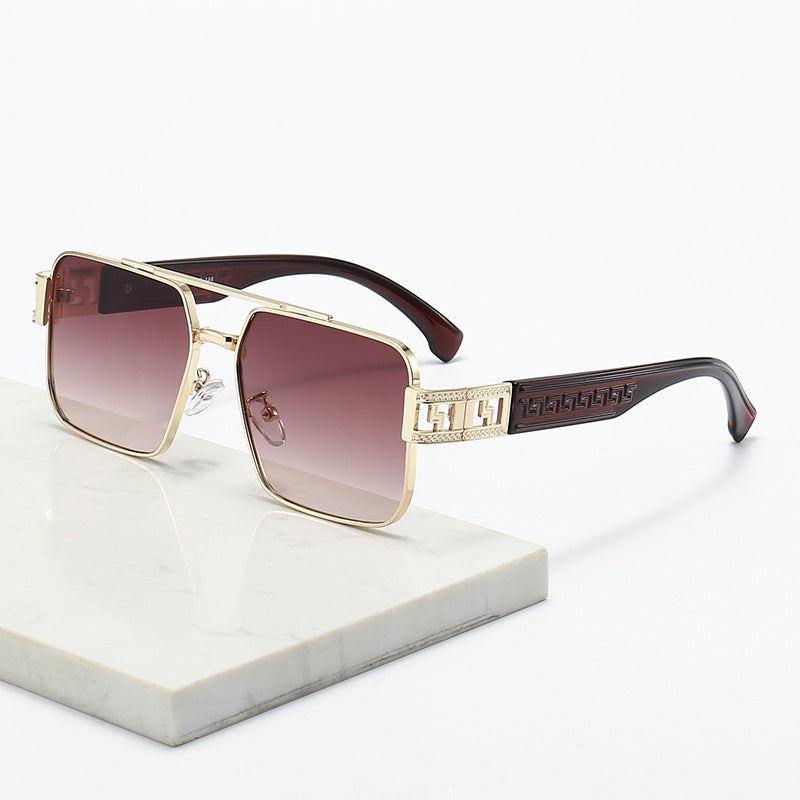 Damen quadratische Sonnenbrille mit ergonomischem Gestell und UV-Schutz Karnz