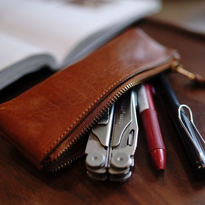 Premium Leder Bleistift etui Karnz