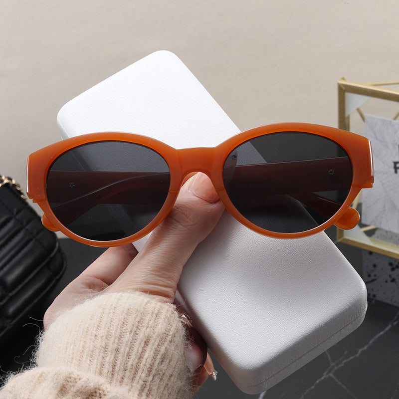 Damen Cat-Eye Sonnenbrille mit exotischem Design und robustem Rahmen Karnz