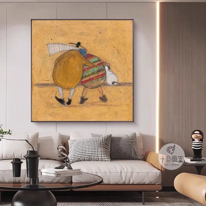 Verspielt Sternen Kinder Wandkunst