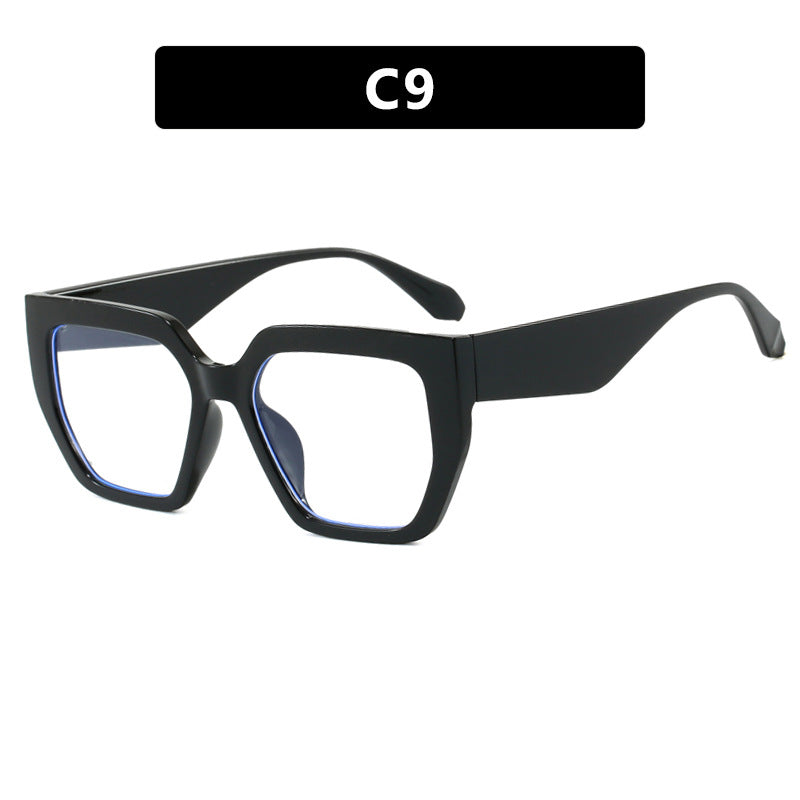 Damen geometrische Brille im modischen Schildkrötenmuster Karnz
