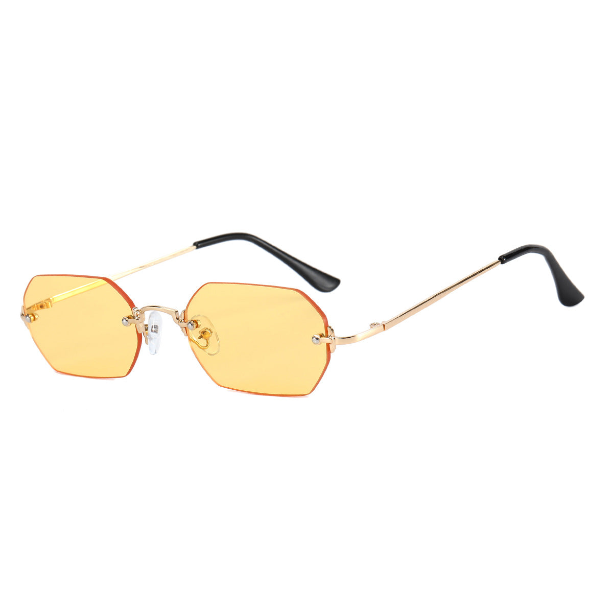 Damen modische Sonnenbrille mit innovativem hexagonalen Design und UV-Schutz Karnz
