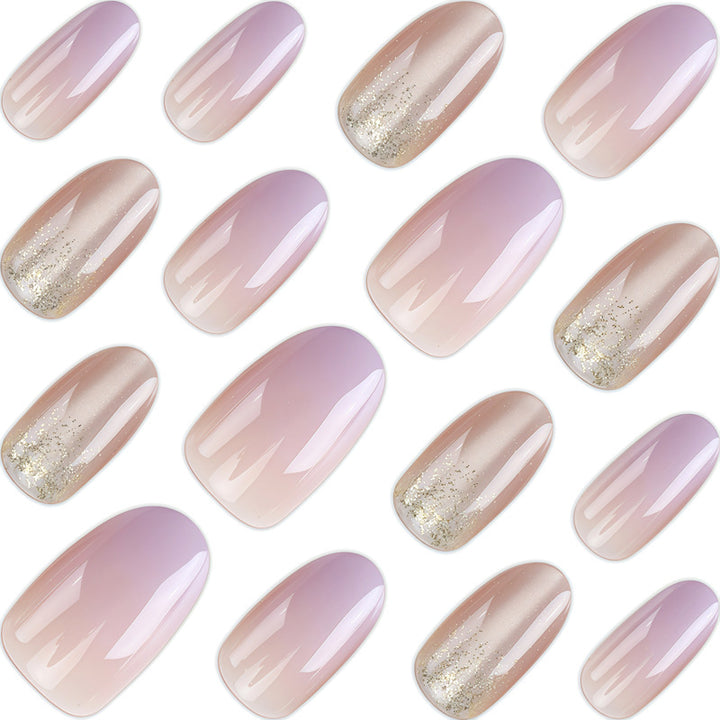 Elegante Gel Press-On Nägel Karnz