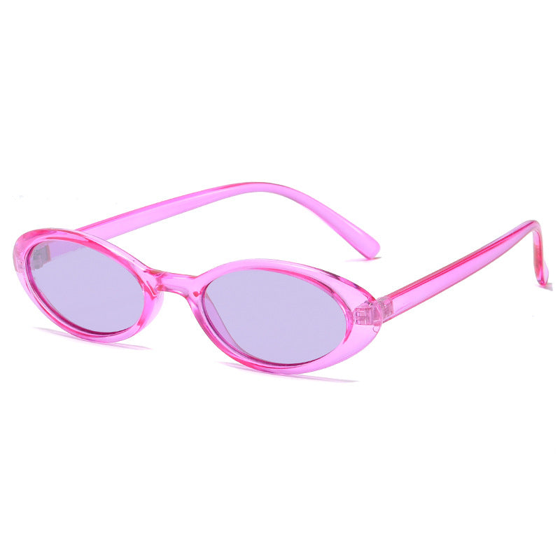 Damen modische Sonnenbrille im zeitgemäßen Ovaldesign Karnz