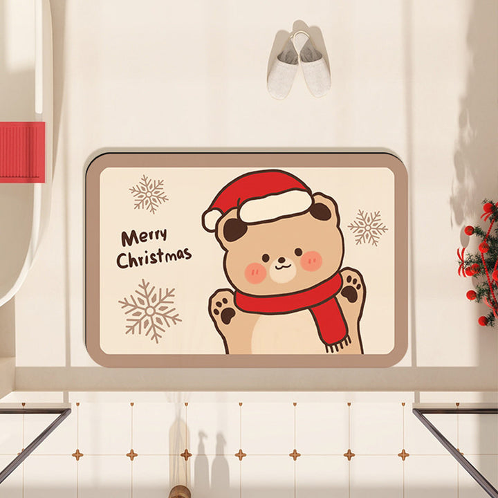 Weihnachtlich dekorative Matte