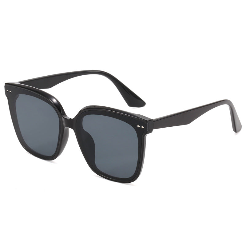 Damen geometrische Sonnenbrille mit luxuriösem Metallrahmen Karnz
