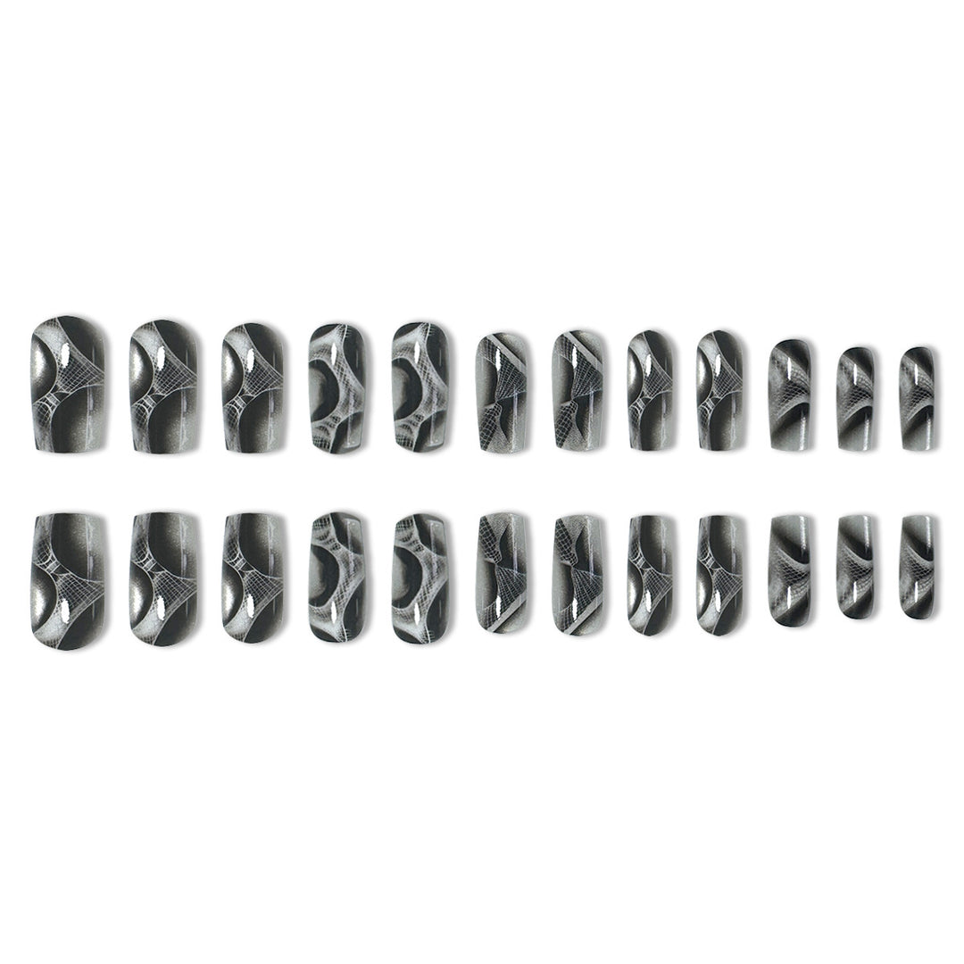 Künstlerisches Gel-Nagelkunst-Design Karnz