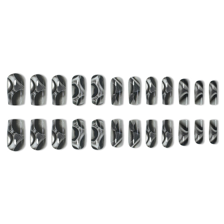 Künstlerisches Gel-Nagelkunst-Design Karnz