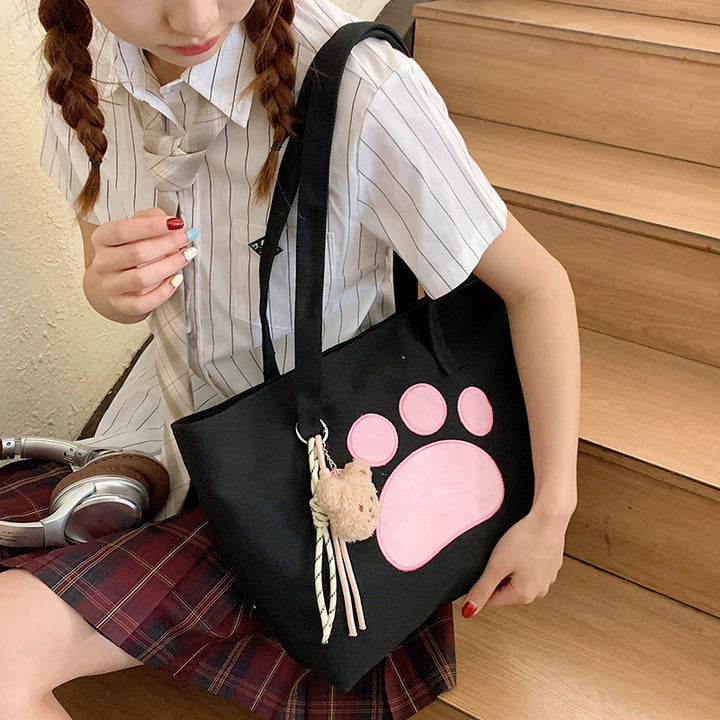 Süße Tierpfotenrucksacktasche