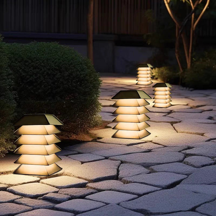Dekorative Stehlampe mit modernem geometrischen Design
