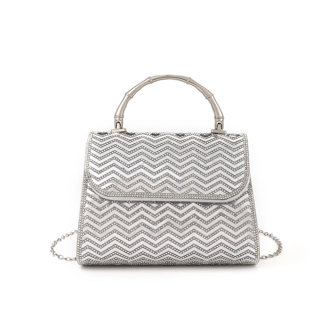 Chic Texturierte Abend-Handtasche
