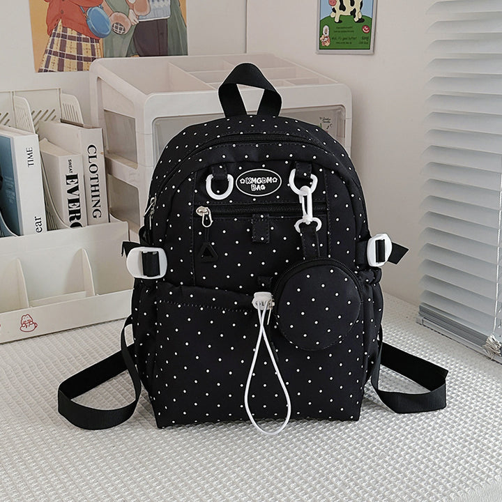 Polka-Dot-Muster Mini-Rucksack