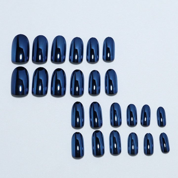 Glänzendes Stiletto Press-On Nagelset Karnz