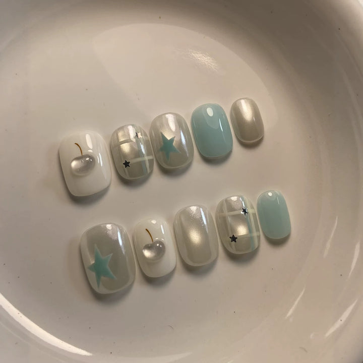 Künstlerisch Themen Druck-Nagelset