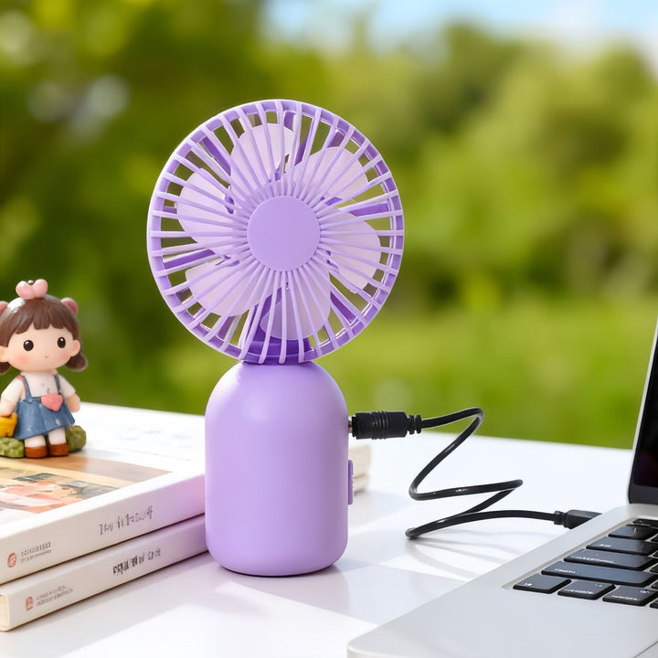 Damen Tragbarer USB Tischventilator mit flexiblem Kopf Karnz