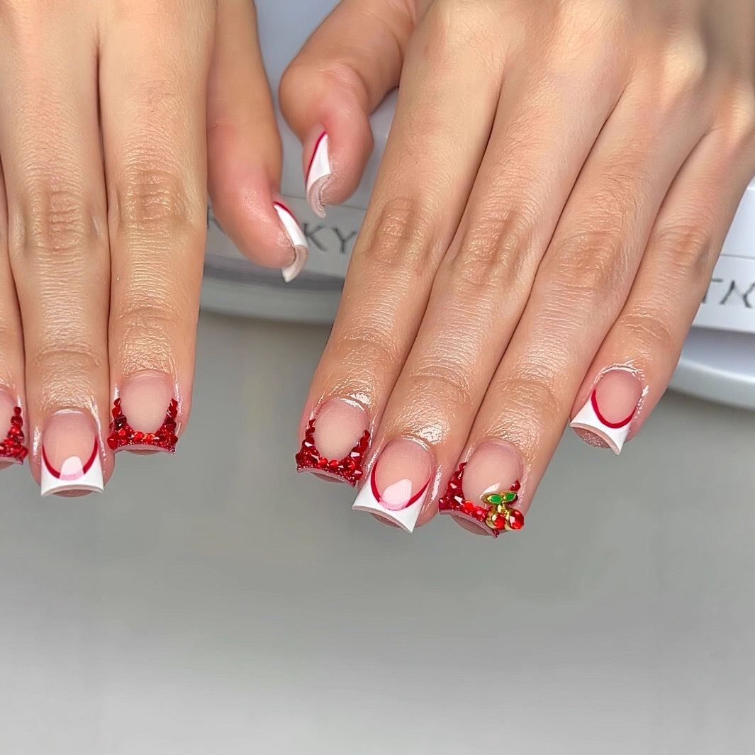 Festliche Nagelkunst Verlängerungen Karnz