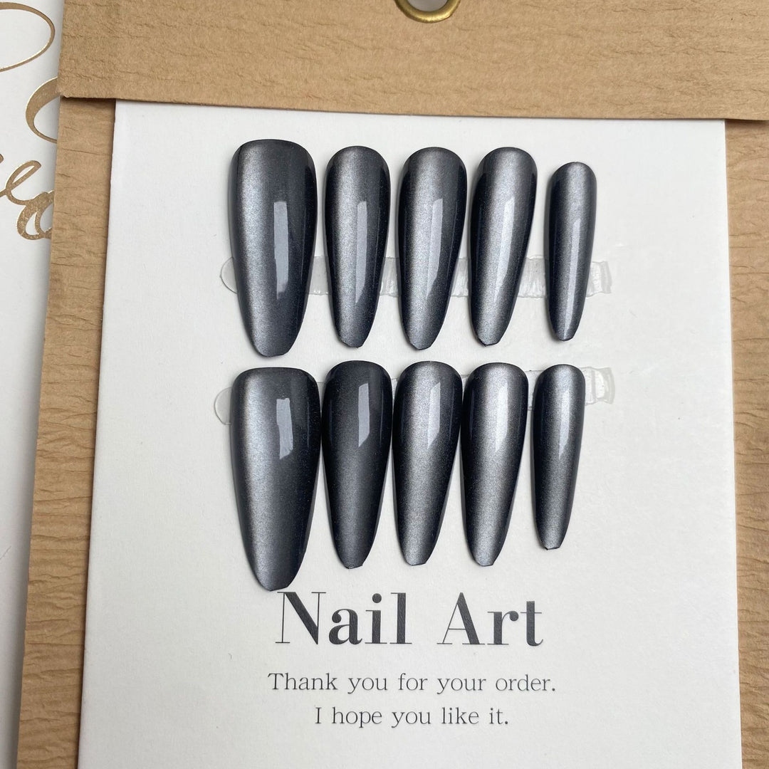 Premium Glossy Stiletto Form Press-On Nägel
