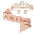 Damen Glitzernde Tiaras mit festlichem Geburtstagsbanner Karnz